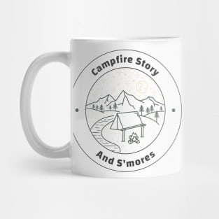 campfire story and smores Mug